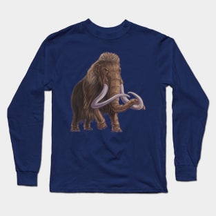 Mammuthus primigenius (Woolly Mammoth) Long Sleeve T-Shirt